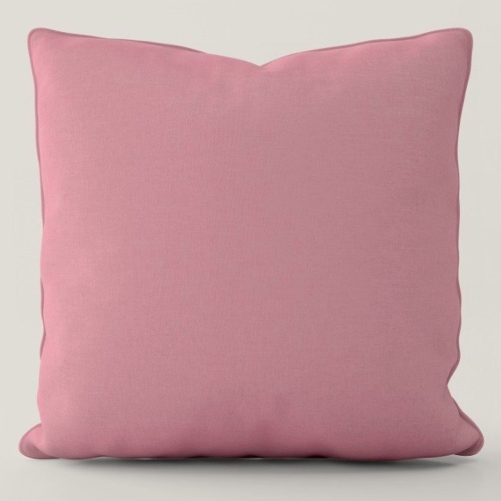 Pudra Pembe Kırlent Kılıfı P1
