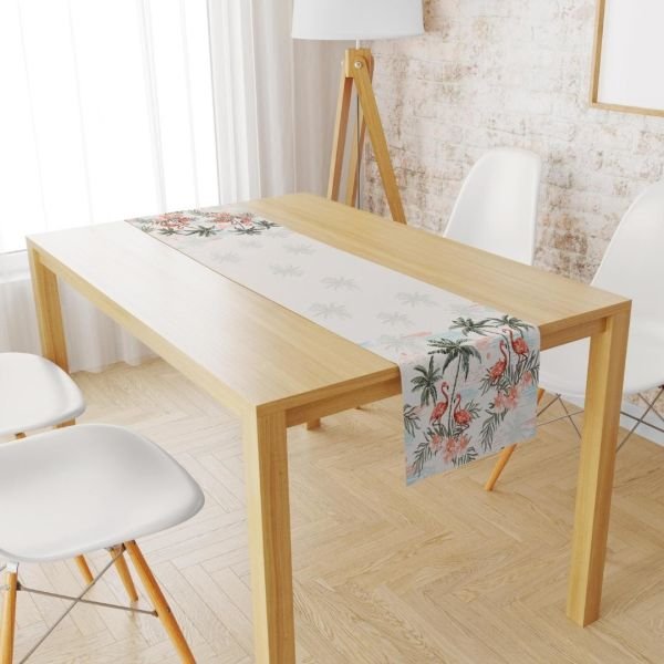 Tropikal Flamingolar  Runner  45x150 cm