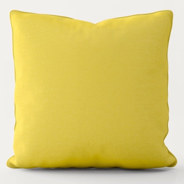 Açık Sarı Kırlent Kılıfı Dikdörtgen 35x45 cm P1