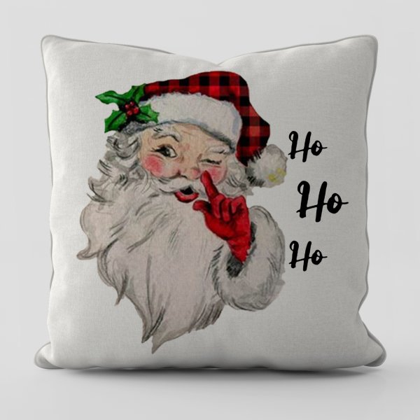 Yılbaşı Temalı Noel Baba Kırlent Kılıfı
