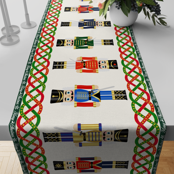Yılbaşı Nutcracker Kurşun Asker Runner